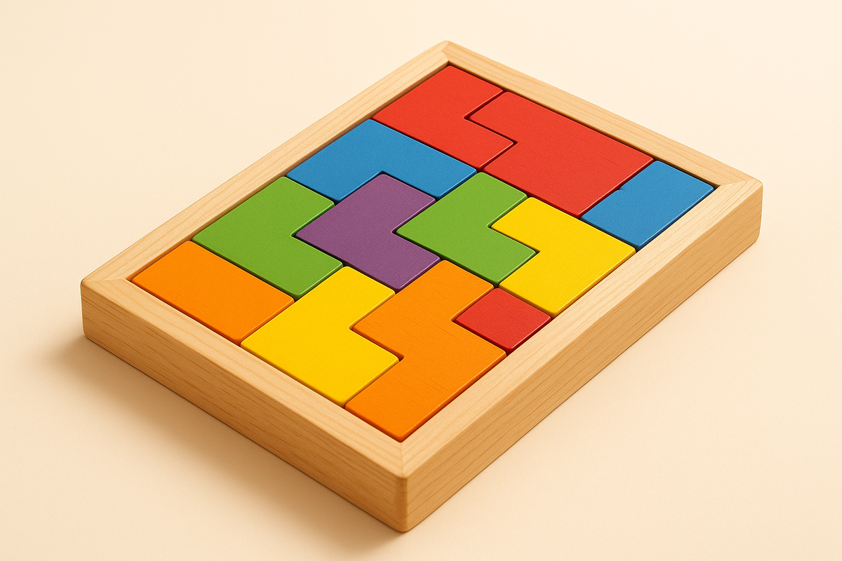 Puzzle de madera KIDRIUM completo